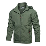 Waterdichte outdoorjas voor heren met capuchon