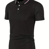Elegante herenpolo in zeven kleuren