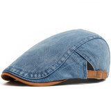 Kevin Campbell premium denim flatcap