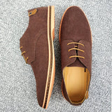 Suède oxfordschoenen voor heren