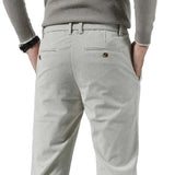 Getailleerde zakelijke herenpantalon