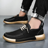 Gladleren herensneakers