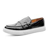 Minimalistische leren herenschoenen