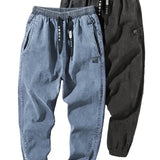 Herenjeans in joggingmodel