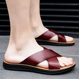 Herensandalen in Italiaanse stijl