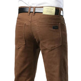 Verfijnde katoenen herenjeans