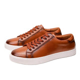 Leren vrijetijdssneakers voor heren
