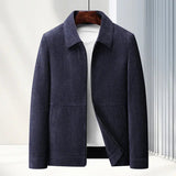 Elegante geweven herenjas