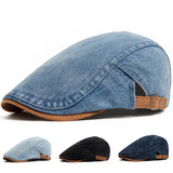 Kevin Campbell premium denim flatcap