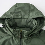 Waterdichte outdoorjas voor heren met capuchon