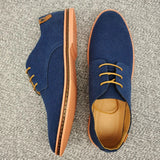 Suède oxfordschoenen voor heren
