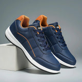 Stijlvolle leren herensneakers