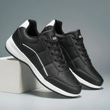 Stijlvolle leren herensneakers