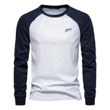 Thijs herenshirt met lange raglanmouwen