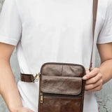 Eppo leren crossbodytas voor heren