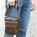 Eppo leren crossbodytas voor heren