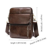 Eppo leren crossbodytas voor heren