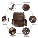 Eppo leren crossbodytas voor heren