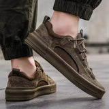 Urban leren herenschoenen