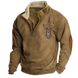 Bram vintage herentrui met rits