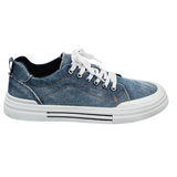 Denim herenschoenen