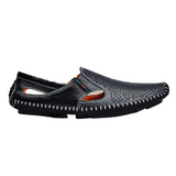Leren herensandalen met bandjes