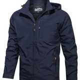 Waterdichte outdoorjas voor heren met capuchon