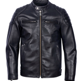 Klassieke vintage leren herenjas