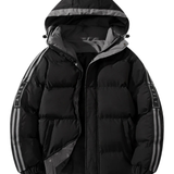 Elegante winterjas voor heren met capuchon