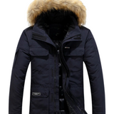 Elegante gewatteerde winterjas voor heren
