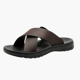 Remco gevlochten herensandalen