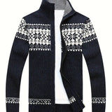 Elegant gebreid herenvest