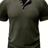 Elegant heren-T-shirt met dessin