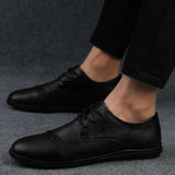 Elegante leren nette herenschoenen