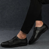 Elegante leren nette herenschoenen