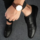 Elegante leren nette herenschoenen