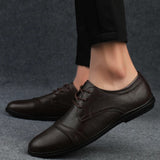 Elegante leren nette herenschoenen