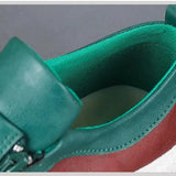 Leren herenschoenen met rits