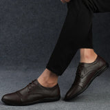 Elegante leren nette herenschoenen