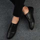 Elegante leren nette herenschoenen