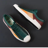 Leren herenschoenen met rits
