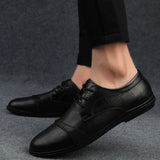 Elegante leren nette herenschoenen