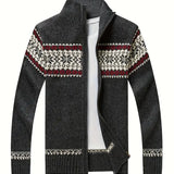 Elegant gebreid herenvest