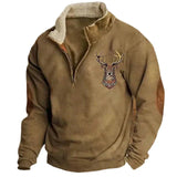Bram vintage herentrui met rits