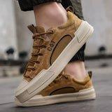 Urban leren herenschoenen