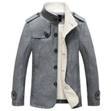 Elegante herenjas van fleecemix