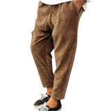 Gekleurde denim herenbroek