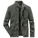 Elegante katoenen bomber-parka voor heren