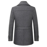 Elegante wollen winterjas voor heren