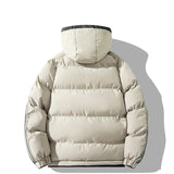 Elegante winterjas voor heren met capuchon